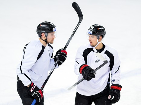 Раскатка "Авангарда" перед домашним матчем с "Йокеритом"