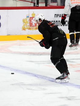 Тренировка «Авангарда» перед четвёртым матчем серии с «Автомобилистом»