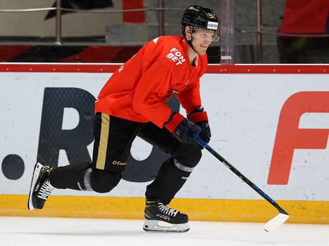 Раскатка «Авангарда» перед матчем с «Витязем»