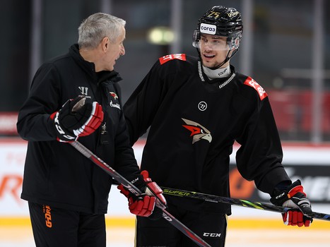 Раскатка «Авангарда» перед четвёртым матчем серии с «Металлургом»