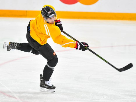 Раскатка "Авангарда" перед матчем с "Ладой"