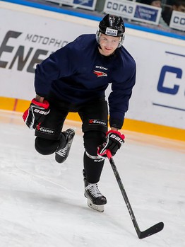 Раскатка «Авангарда» перед матчем с «Северсталью»