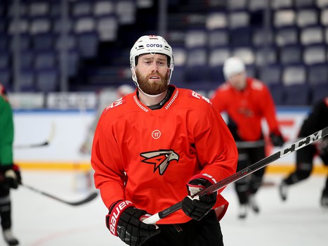 Тренировка «Авангарда» перед пятым матчем серии с «Ак Барсом»