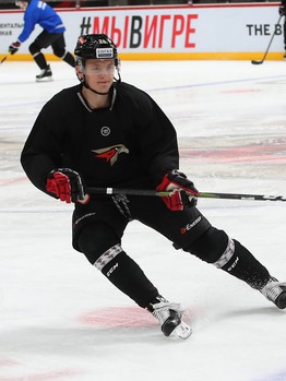 Раскатка «Авангарда» перед матчем с «Сибирью»