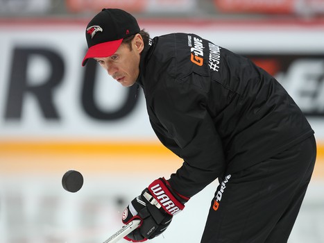 Раскатка «Авангарда» перед матчем со «Спартаком»