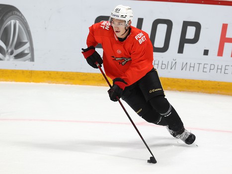 Тренировка «Авангарда» перед выездом