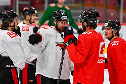 Раскатка «Авангарда» перед матчем с «Барысом»