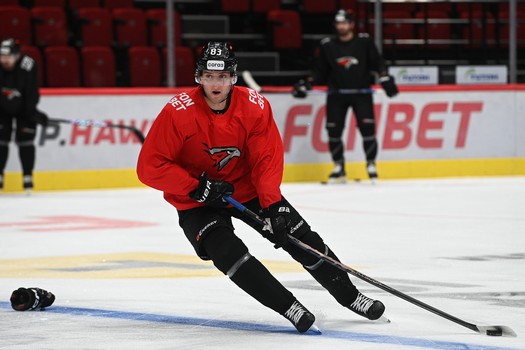 Тренировка «Авангарда» перед матчем с «Адмиралом»