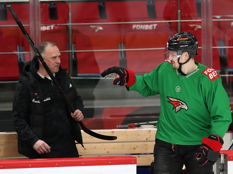 Раскатка «Авангарда» перед пятым матчем серии с «Металлургом»