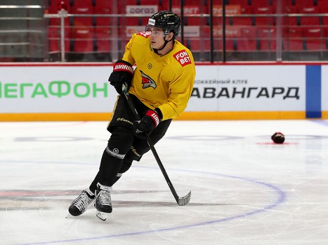 Раскатка «Авангарда» перед матчем с ЦСКА