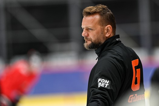 Первая ледовая тренировка «Авангарда»