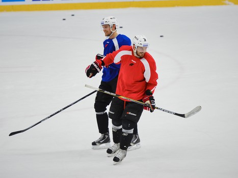 Раскатка "Авангарда" в Астане перед игрой с "Барысом"