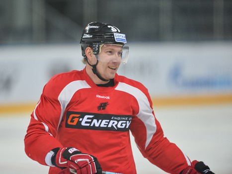 Тренировка "Авангарда" перед матчем с "Югрой"