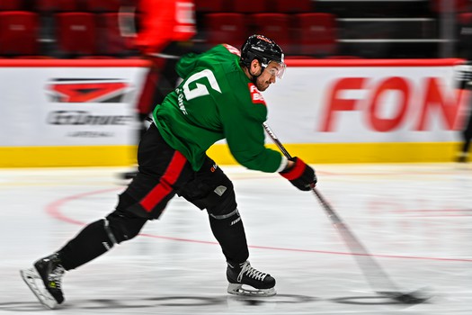 Раскатка «Авангарда» перед матчем с «Барысом»