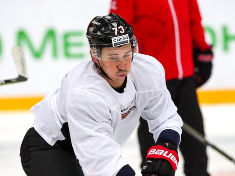 Раскатка «Авангарда» перед матчем с «Куньлунь Ред Стар»