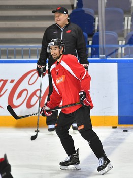 Тренировка "Авангарда" в Ярославле перед матчем с "Торпедо" НН