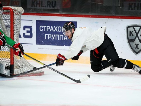 Раскатка «Авангарда» перед матчем с «Барысом»