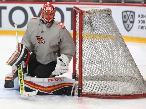 Раскатка «Авангарда» перед матчем с рижским «Динамо»