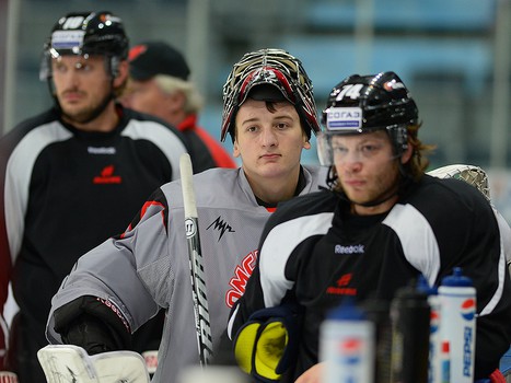 Раскатка "Авангарда" перед матчем с "Ак Барсом" 14 октября 2013