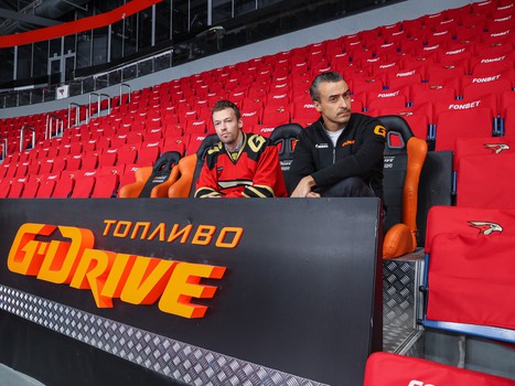 Даниил Квят на тренировке «Авангарда»