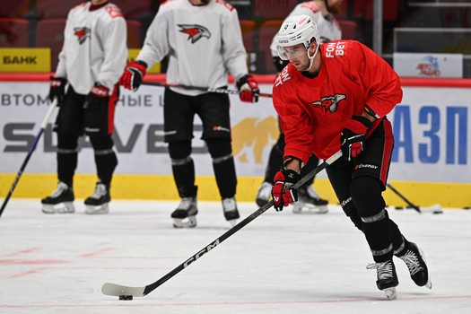 Тренировка «Авангарда» в Омске