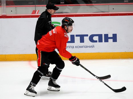 Раскатка «Авангарда» перед матчем с «Амуром»