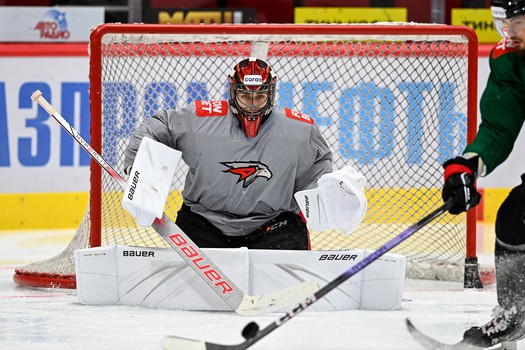 Раскатка «Авангарда» перед матчем с «Ак Барсом»