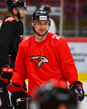 Раскатка «Авангарда» перед матчем с «Барысом»