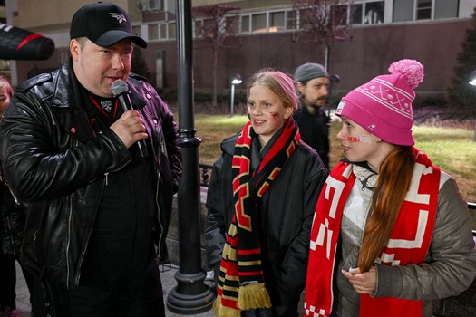 Фан-зона «Авангарда» в Городском саду