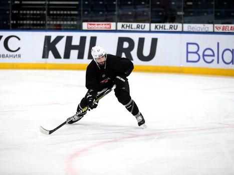 Раскатка «Авангарда» перед выездным матчем с минским «Динамо»