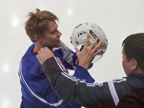 Раскатка "Авангарда" в Екатеринбурге перед игрой с "Автомобилистом"