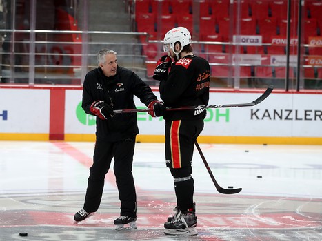 Тренировка «Авангарда» перед вылетом в Череповец