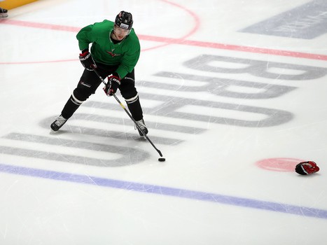 Раскатка «Авангарда» перед матчем с «Барысом»