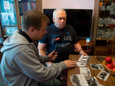 "Омские Ястребы" в гостях у ветеранов омского хоккея