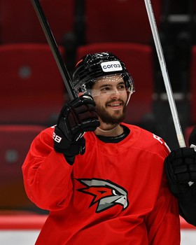 Тренировка «Авангарда» перед матчем с московским «Динамо»