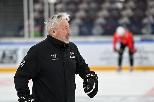 Раскатка «Авангарда» перед третьим матчем серии с «Металлургом» в Магнитогорске