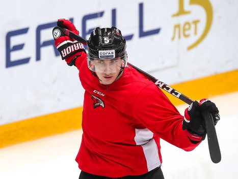 Раскатка «Авангарда» перед матчем с «Сибирью»