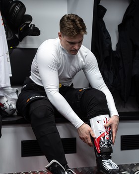 Тренировка «Авангарда» перед матчем в Хабаровске