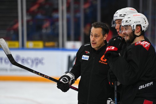 Тренировка «Авангарда» в Магнитогорске