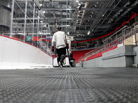 Раскатка «Авангарда» перед матчем с «Куньлунь РС»