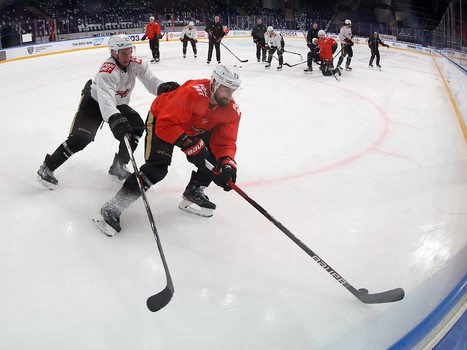 Первая тренировка Никиты Сошникова в «Авангарде»