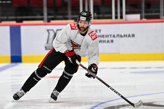 Раскатка «Авангарда» перед третьим матчем финала Востока с «Ак Барсом»