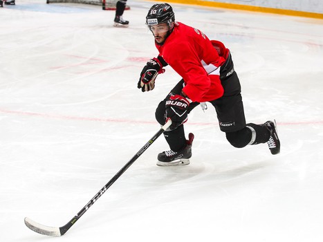 Раскатка «Авангарда» перед четвертым матчем серии с «Барысом»