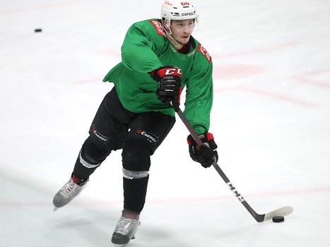 Тренировка «Авангарда» перед первым матчем серии с «Ак Барсом»