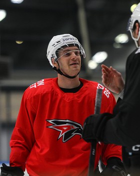 Тренировка «Авангарда» в Хоккейной Академии