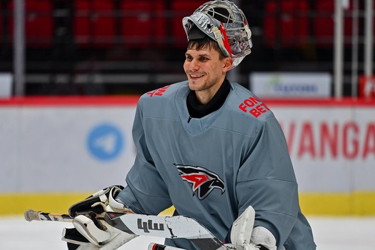 Тренировка воспитанников Хоккейной Академии «Авангард» 2019 года рождения на G-Drive Арене