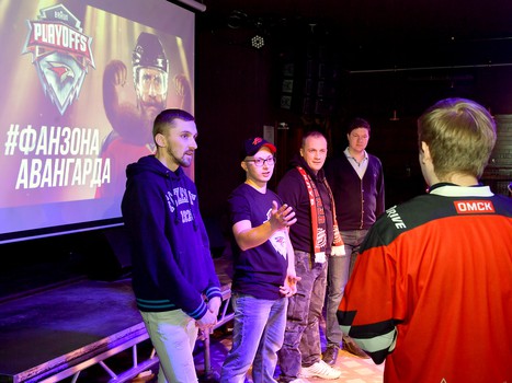 31.03.2019. Фан-зоны "Авангарда" в Омске 