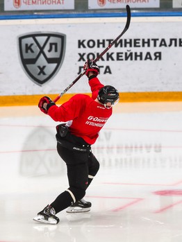 Раскатка «Авангарда» перед матчем с «Сибирью»