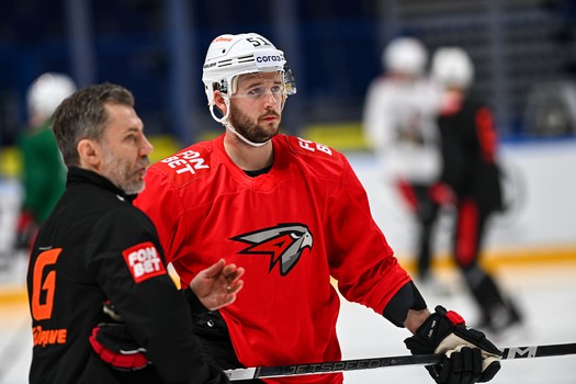 Раскатка «Авангарда» перед четвёртым матчем серии с «Локомотивом»