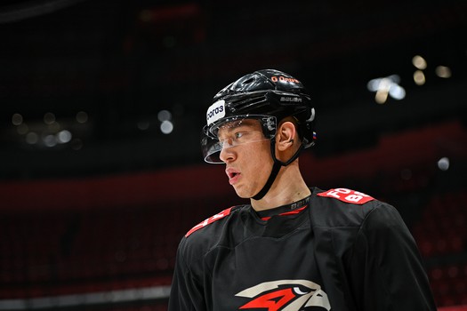 Раскатка «Авангарда» перед матчем с «Трактором»